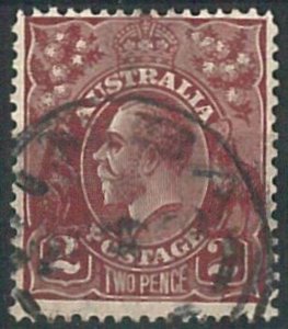 70268s - AUSTRALIA - STAMP: Stanley Gibbons # 98 - Finely Used-