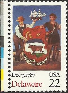# 2336 MINT NEVER HINGED DELAWARE