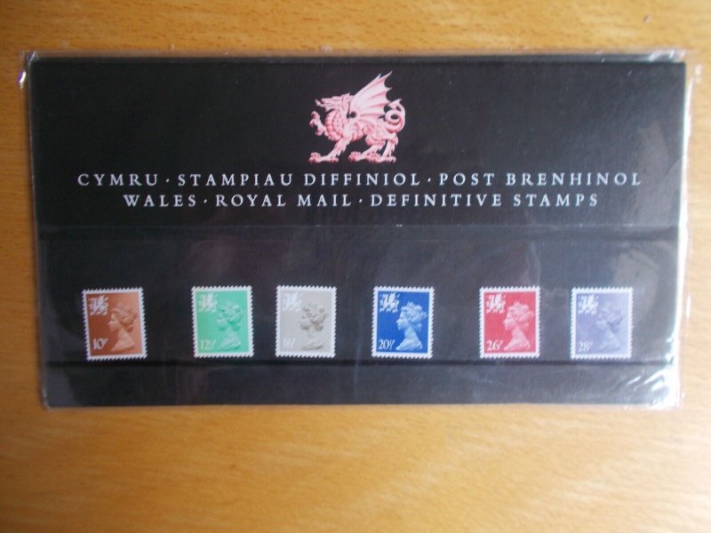 GB 1983 Regional Machin Wales Definitive 10p to 28p Presentation Pack no 3 U/M