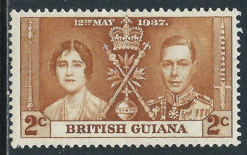 British Guiana, Sc #227, 2c MH