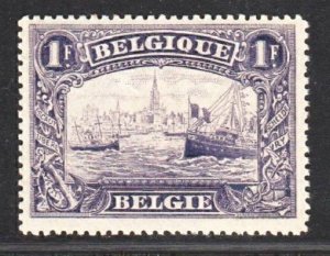 BELGIUM 1915 Scheldt River at Antwerp (1Fr RARE) MLH CV$36