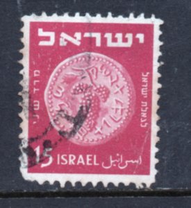 Israel  Scott # 20  used  single