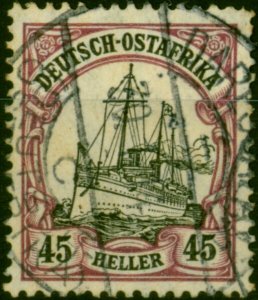 German East Africa 1905 45h Black & Mauve SG32a Fine Used 