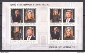 Stamps Caribbean Netherlands 2020 MNH** - KING WILLEM ALEXANDER AND QUEEN MAXIMA