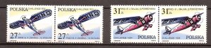 Poland - 1982 - Mi. 2806-07 (Planes) - MNH - P066