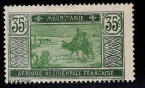 Mauritania Scott 35 MH* stamp