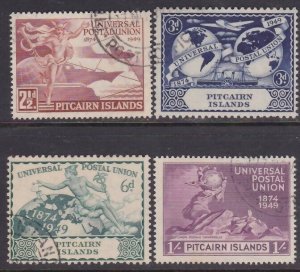 PITCAIRN 1949 UPU set fine used............................................A2389