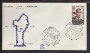 Dahomey 149 Maga 1961 U/A FDC 