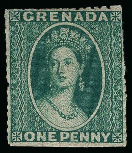 Grenada Scott 1a Gibbons 1 Mint Stamp