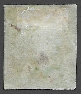 Doyle's_Stamps: Used 1841 Victorian One Penny Bluish Paper Canx, Scott #3