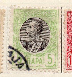 Serbia 1904-05 Early Issue Fine Used 5pa. 265401