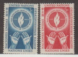 United Nations Scott #21-22 Stamps - Mint NH Set
