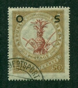 Liberia 1923 #O150 U SCV(2022)=$0.40