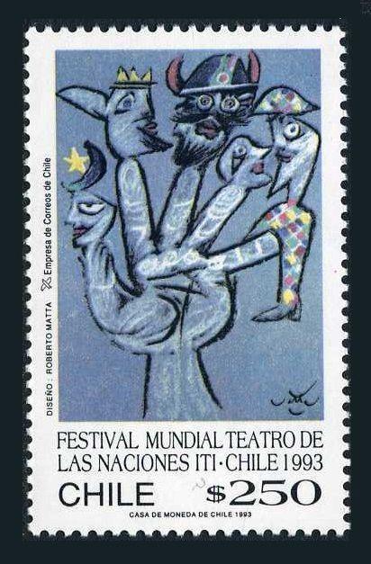 Chile 1042,MNH.Michel 1548. World Festival of Theater of the Nations,1993.
