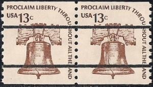 #1618A 13 cent Liberty Bell, CP mint OG NH EGRADED VF 79