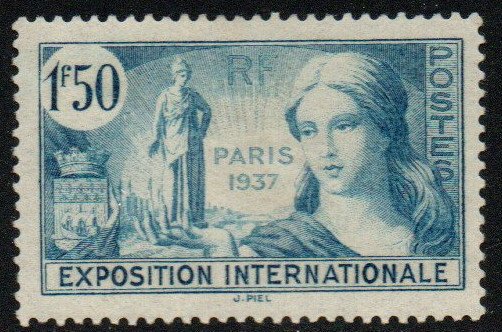 France Sc #324 Mint Hinged; Mi #342