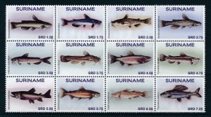 [SU2266] Suriname 2017 Marine life fish  MNH