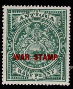 ANTIGUA GV SG53, ½d green, M MINT.