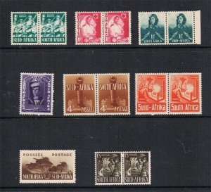 South Africa 1941 Sc 81-84,86-89 MH/MNH