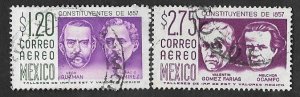 SD)1956-63 MEXICO CENTENARY OF THE CONSTITUTION, LEÓN GUZMAN AND IGNACIO RAMIRE