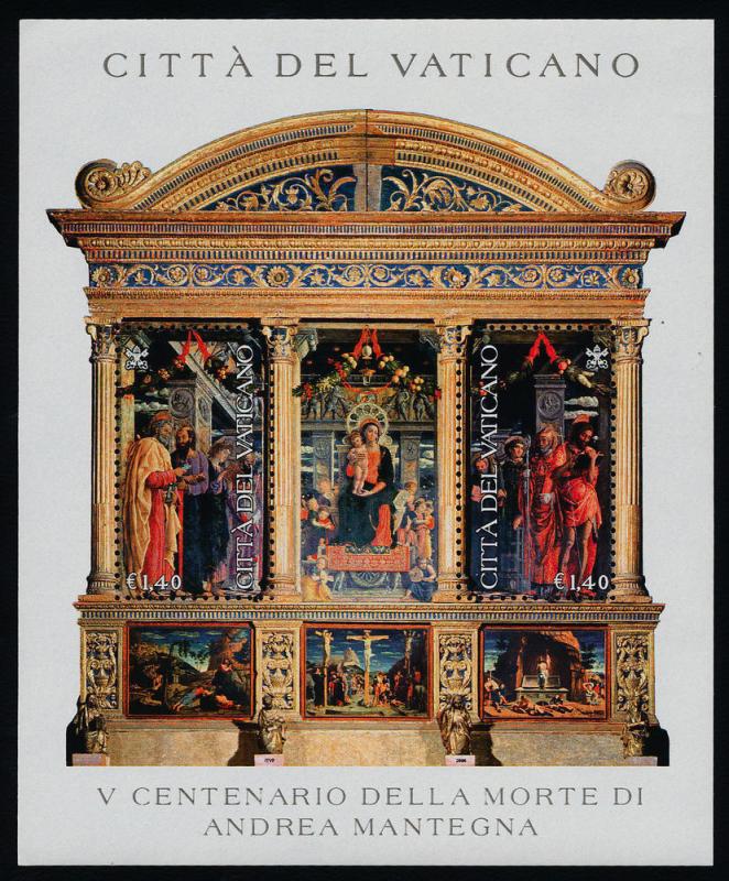 Vatican 2006, MNH Art, San Zeno Polyptych # 1328