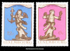 Luxembourg Scott 631-632 Mint never hinged.