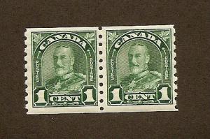 Canada  Scott #179 coil pair MNH   Scott  CV $36.00 
