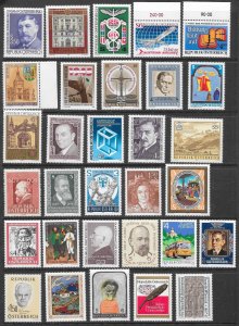 AUSTRIA (151) Mint Never Hinged Stamps all pristine