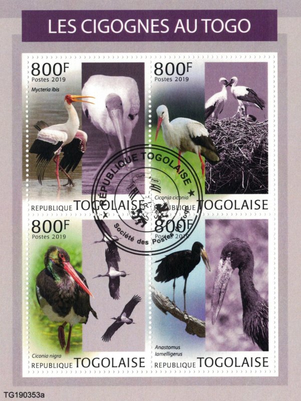 TOGO 2019 - Storks  / minisheet