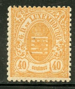 Luxembourg # 38, Mint Hinge.  CV $ 1.60