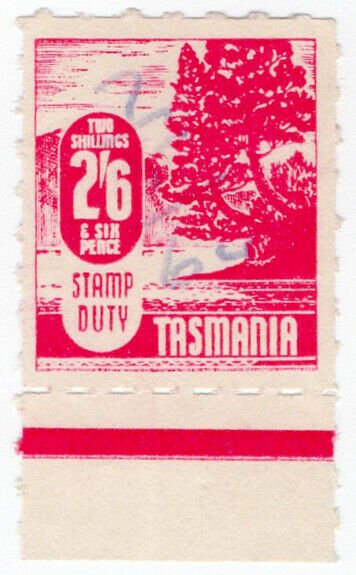 (I.B) Australia - Tasmania Revenue : Stamp Duty 2/6d