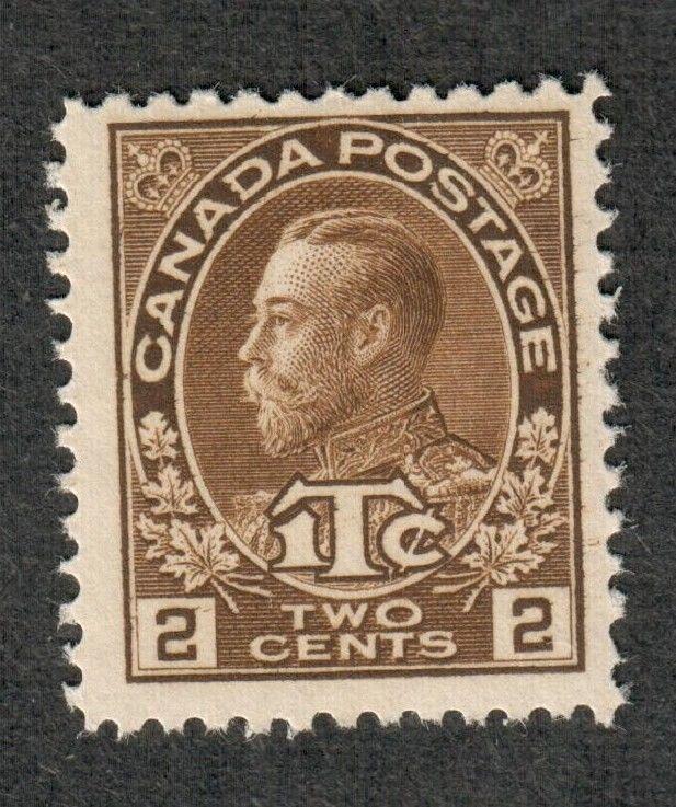 Canada Sc#MR4 M/NH/VF-EF, Jumbo War Tax Type II, Cv. $62.50