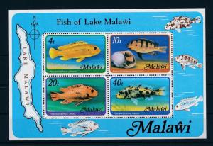 [39191] Malawi 1977 Marine Life Fish MNH Sheet