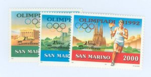 San Marino #1232-1234  Single (Complete Set) (Olympics)