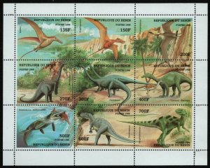 1998 Benin 1040-1048KL Dinosaurs 15,00 €