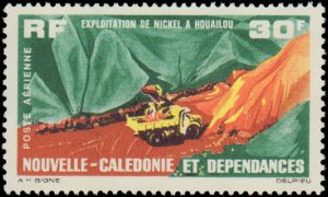 New Caledonia  #C34, Complete Set, 1964, Hinged