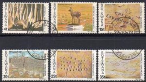 Botswana - 1977 Historical Monuments Set Used SG 399-404