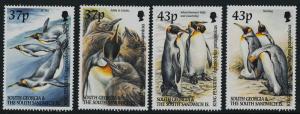 South Georgia 262-5 MNH King Penguins, Birds