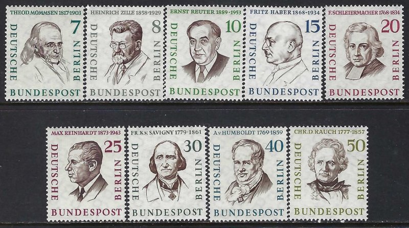 Germany Berlin 9N148-156 MNH CPL SET [D3]