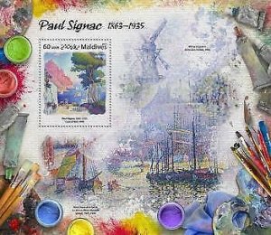 2017 Maldives Mnh. Paul Signac. Michel Code: 6982 / Bl.1061. Scott Code: 3911