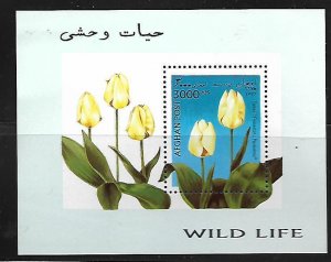 Afghanistan MH S/S Tulips 1997