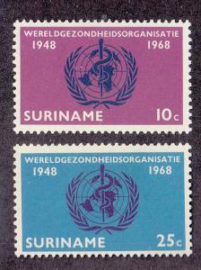 Suriname Scott #352-353 MH