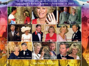 Sao Tome and Principe 2005 Wedding Prince Charles/Camilla Parker Bowles/Concorde