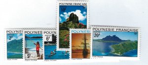 French Polynesia SC#278-283 MNH F-VF SCV$17.25...Always Collectible!