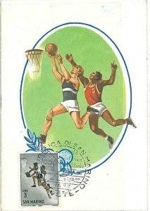 18923 - SAN MARINO - BASKETBALL - MAXIMUM CARD:1968-