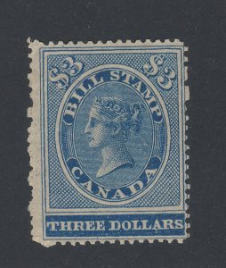 Canada Revenue Bill Stamps #FB17-$3.00 MNG  Guide Value = $80.00