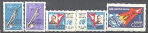 Russia 2627-31 MNH Space SCV3.50