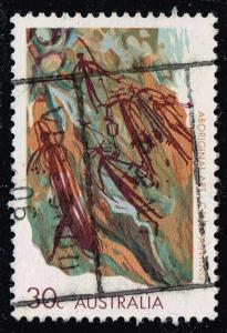 Australia #506 Aboriginal Cave Painting; Used (0.50)