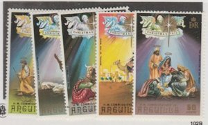 Anguilla Scott #163-167 Stamp  - Mint NH Set