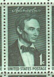 1958 sheet, 1 cent Lincoln, Sc# 1113